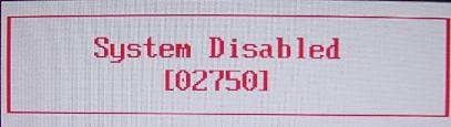 system disable dell